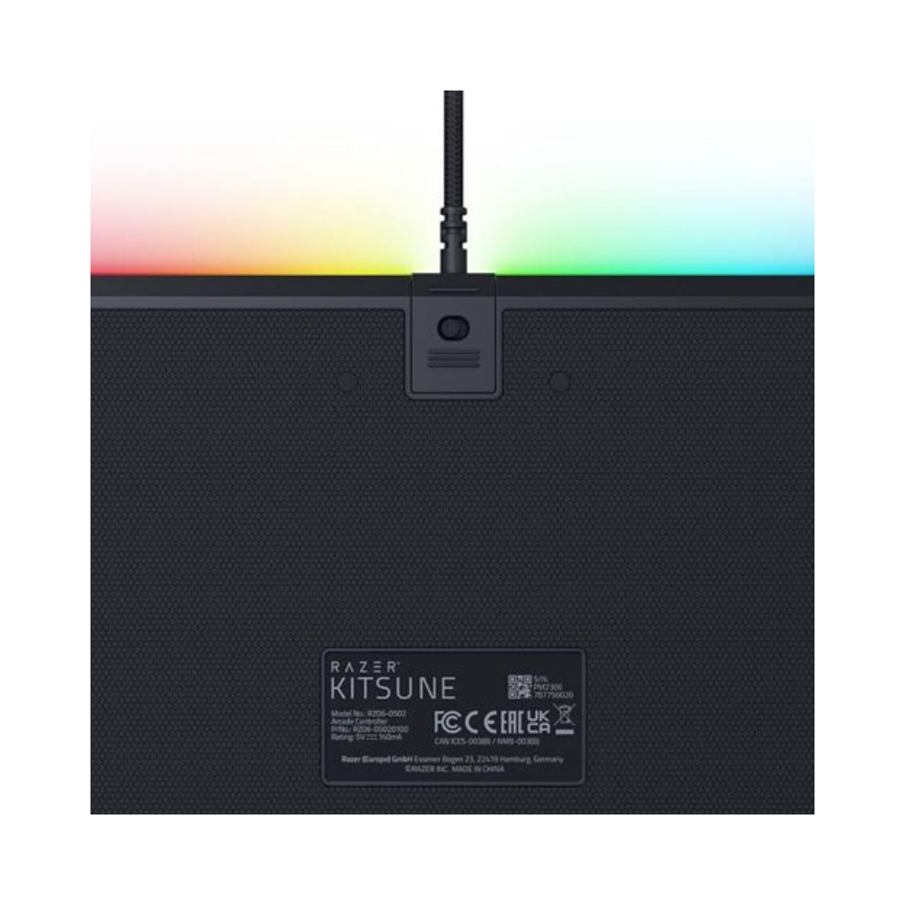 Razer Kitsune Optical Arcade Controller - innovative cable security clasp