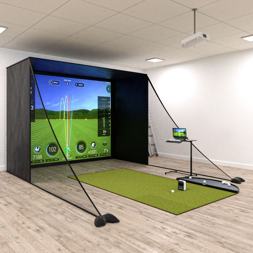 Skytrak+ golf simulator package