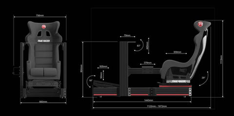 TR120 Racing Simulator Dimensions