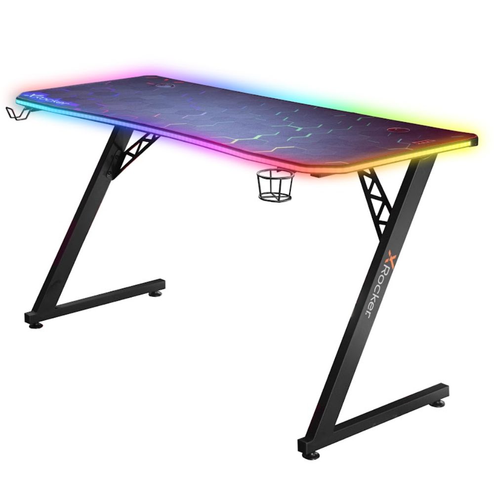 X Rocker Pulsar RGB XL Gaming Desk