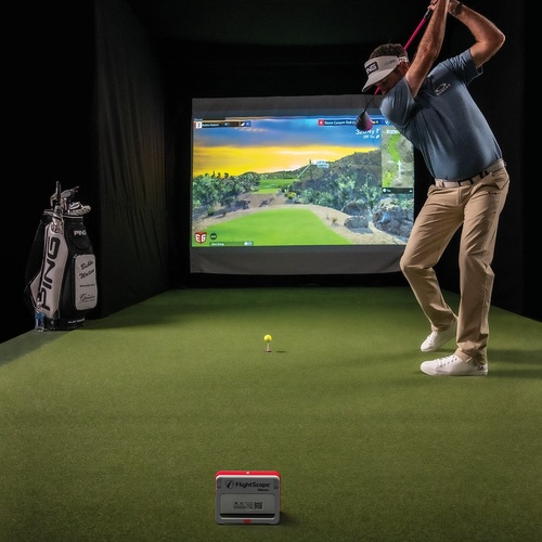 Flightscope Mevo+ golf simulator