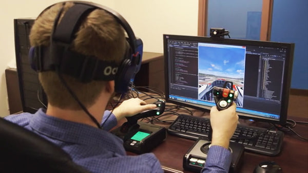 VR flight simulator