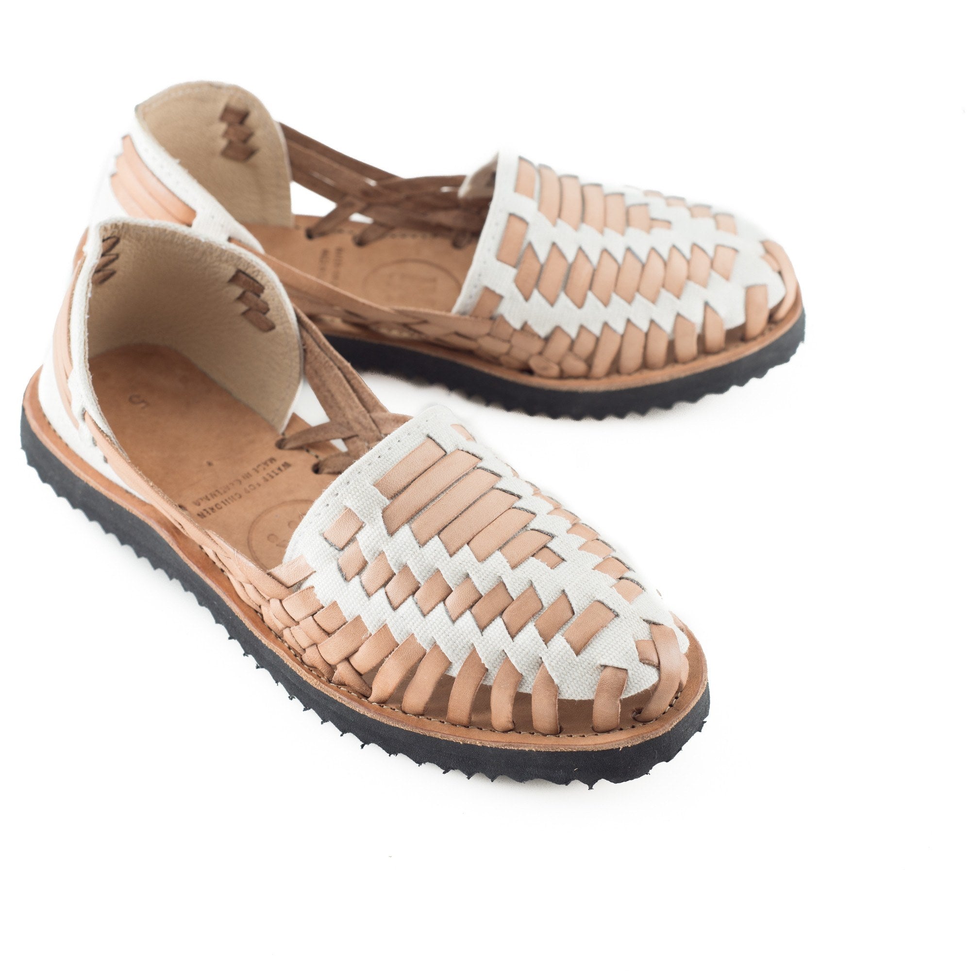 woven leather sandals huarache