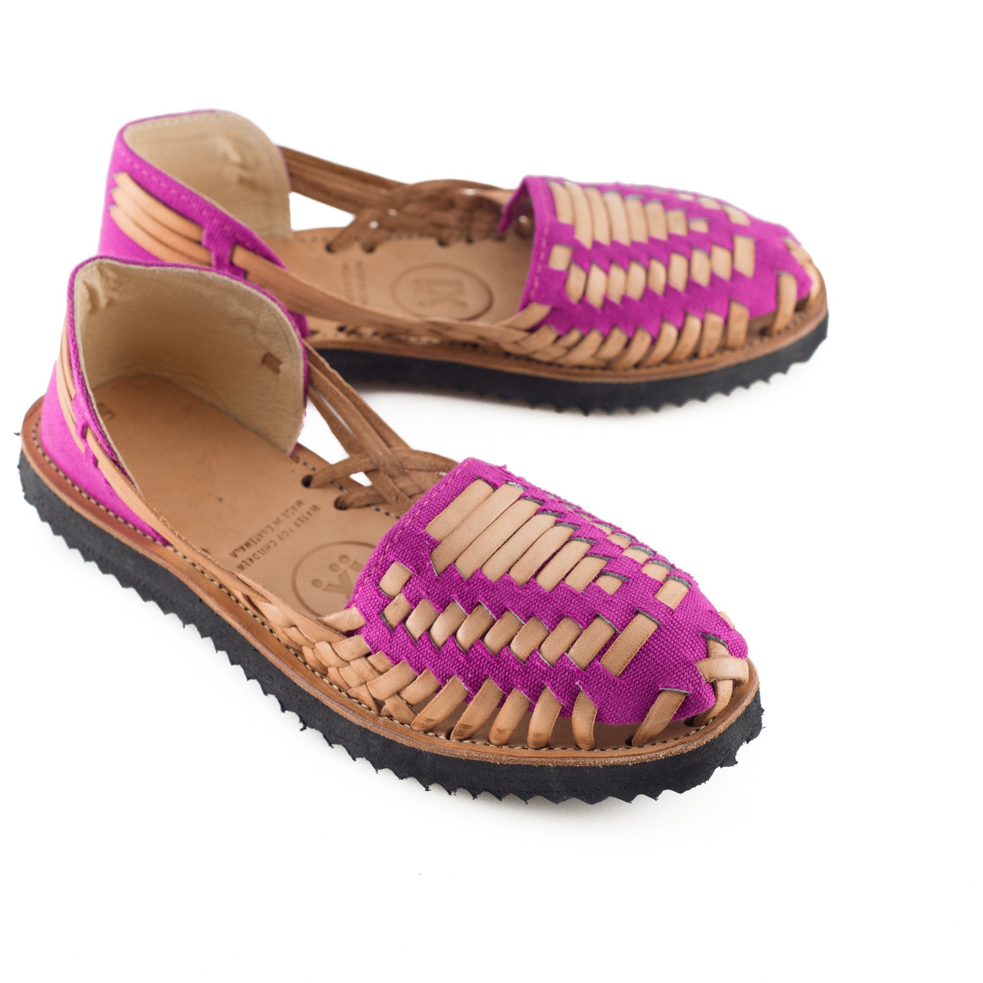 woven leather sandals huarache