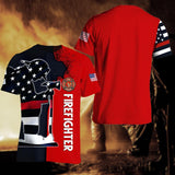 Firefighter Fire Fighter Firefi Fireman Dept Station Gift T Shirt
