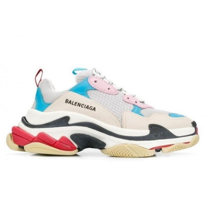 blue and pink balenciaga