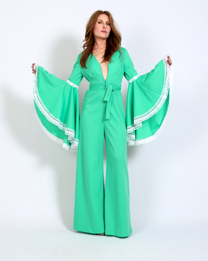 palazzo jumpsuit with sleeves