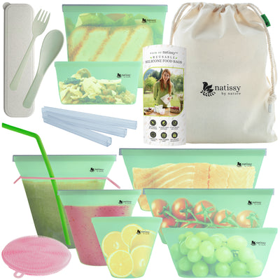 Silicone Bags Reusable Silicone Food Bag Reusable Sandwich Bags