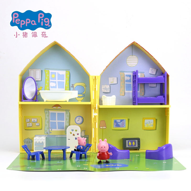 Genuine Peppa Pig Peppa S House Play Set Original Box Including