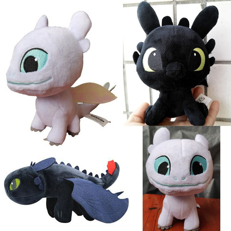 How To Train Your Dragon 3 Toothless Light Fury Plush Toys Soft