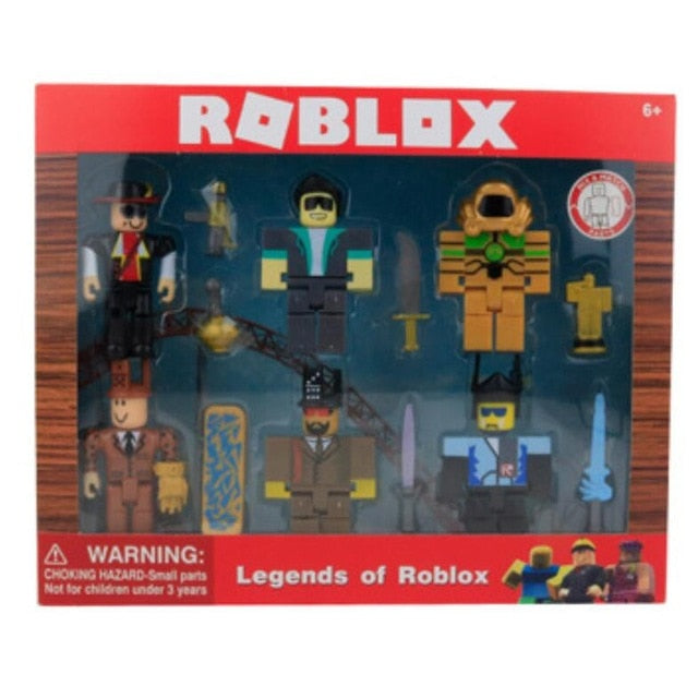 4 pcs set roblox figure 7cm pvc game figures roblox boys toys diy