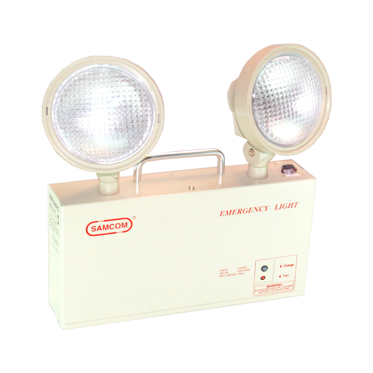 dual head emergency light