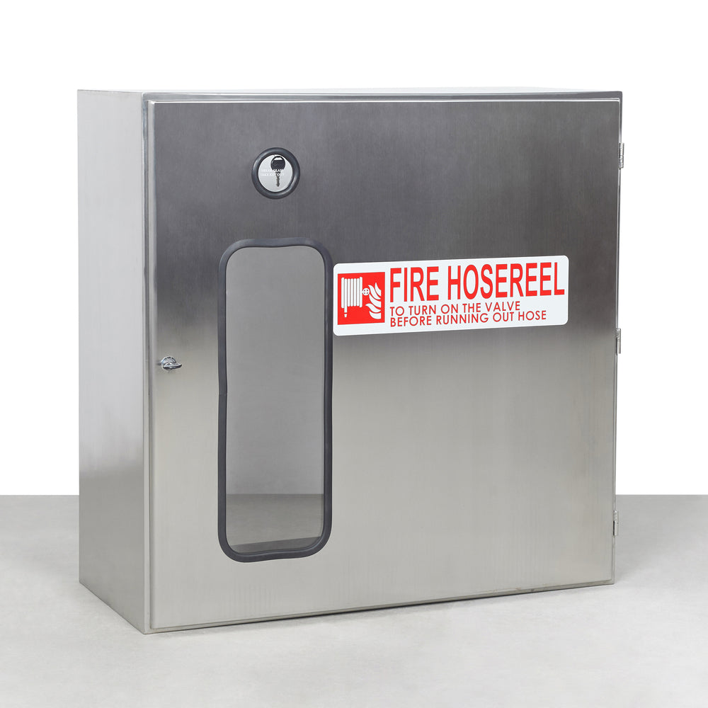 Fire Hose Reel Stainless Steel Cabinet Singapore Fire Safety Sg