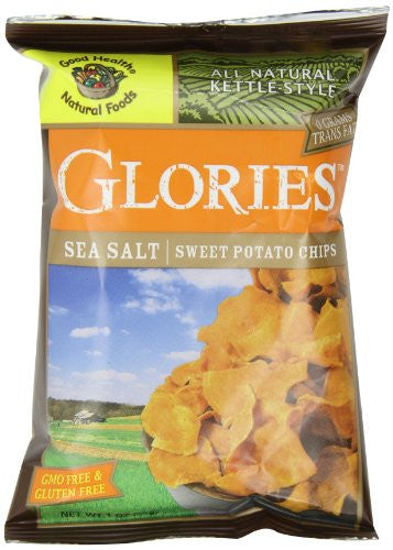 Good Health Glories Sea Salt Sweet Potato Chips, 12 bags (5 oz ea)