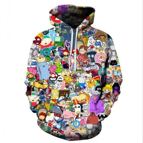 3d hoodie jacket