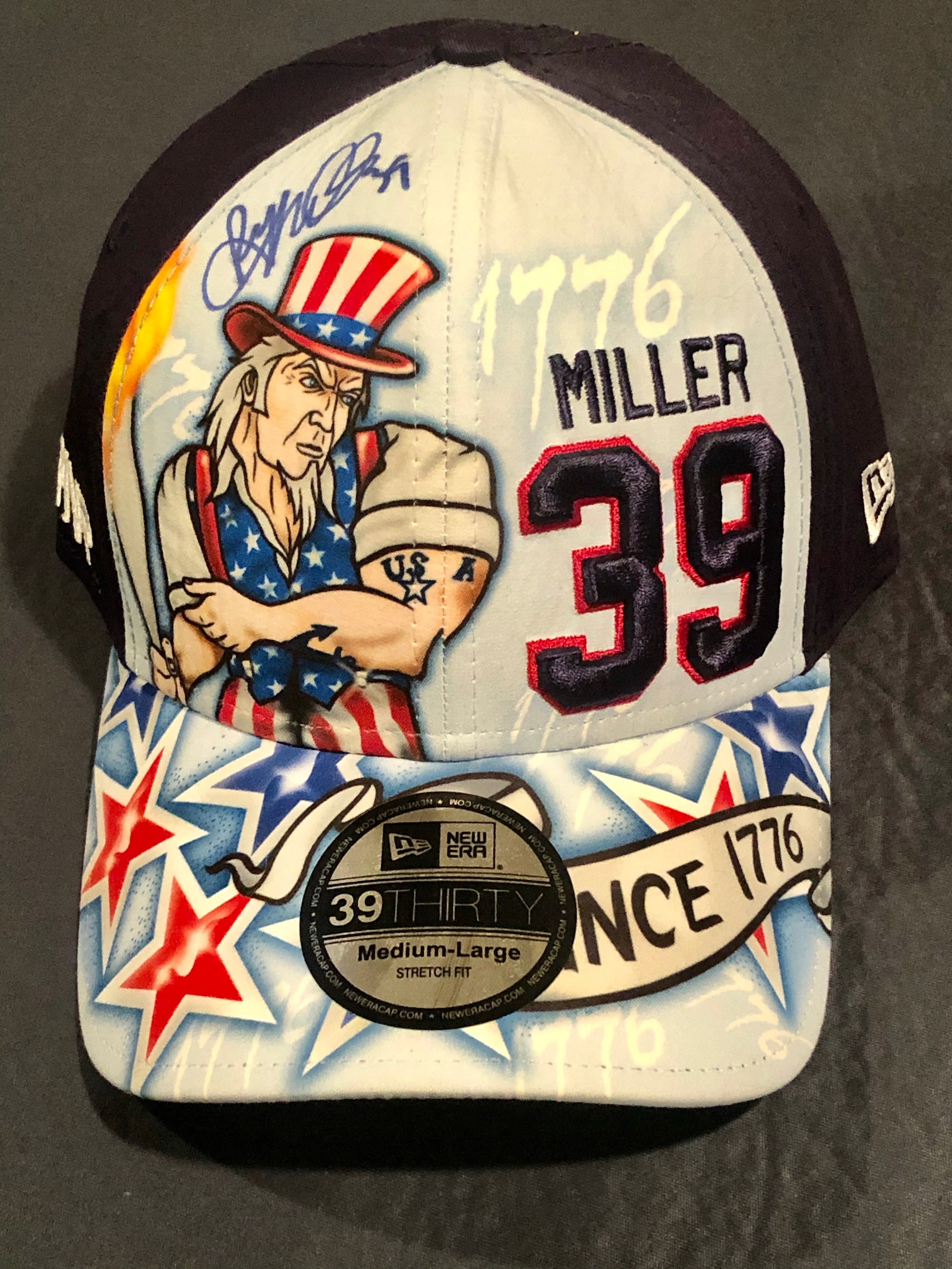 Signed Ryan Miller 2010 Olympic MVP hat 