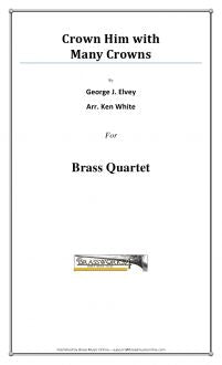 crown him with many crowns brass quintet sheet music