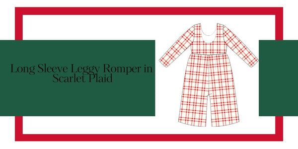 scarlet plaid pants romper