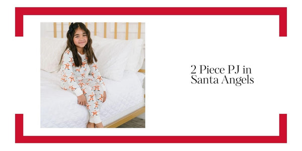 santa angels pajama