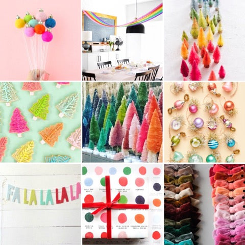 rainbow of images for nutcracker party inspiration
