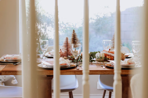 thanksgiving meets christmas table inspiration