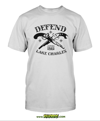 Defend Lake Charles - Original Design - T-Shirt - Mens – KillerDye.com ...