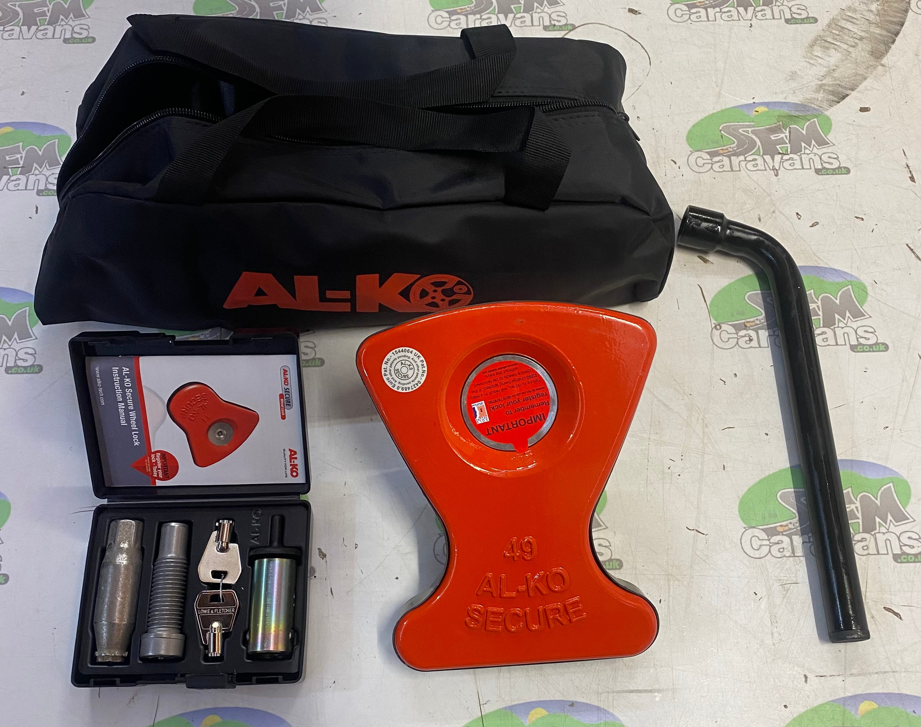 Alko Secure Wheel Lock No 49 SFM Caravans