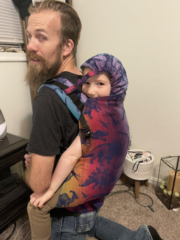 Customer photo of dad wearing child in Preschool SSC in design Jurassic Park - New Era
