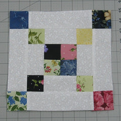 six grid chain quilt block