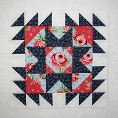 crowned star quilt block