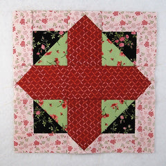 empire cross quilt block