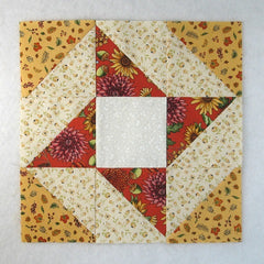 quartered star quilt block