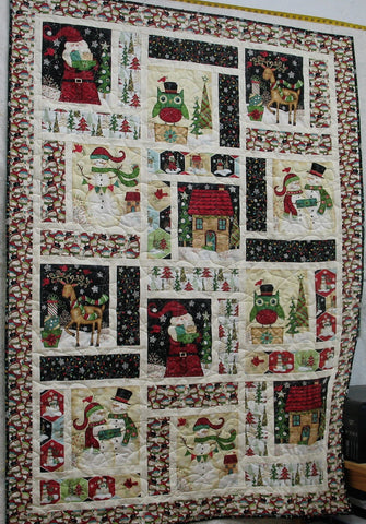 Christmas Material 10 Pieces Christmas Fabric Quilting Fabric
