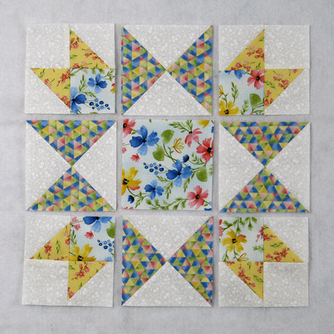 Blue Moon Star Quilt Using Electric Quilt 8