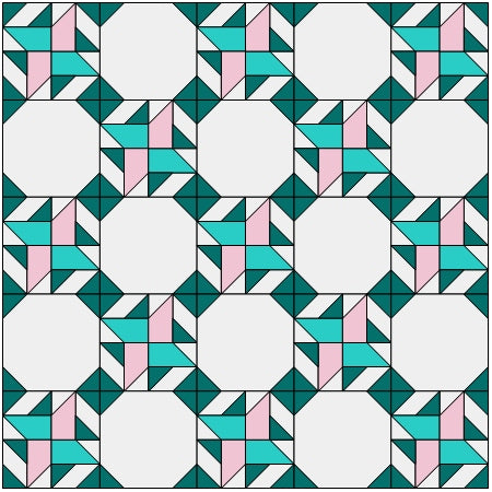 pinwheel variation quilt 2