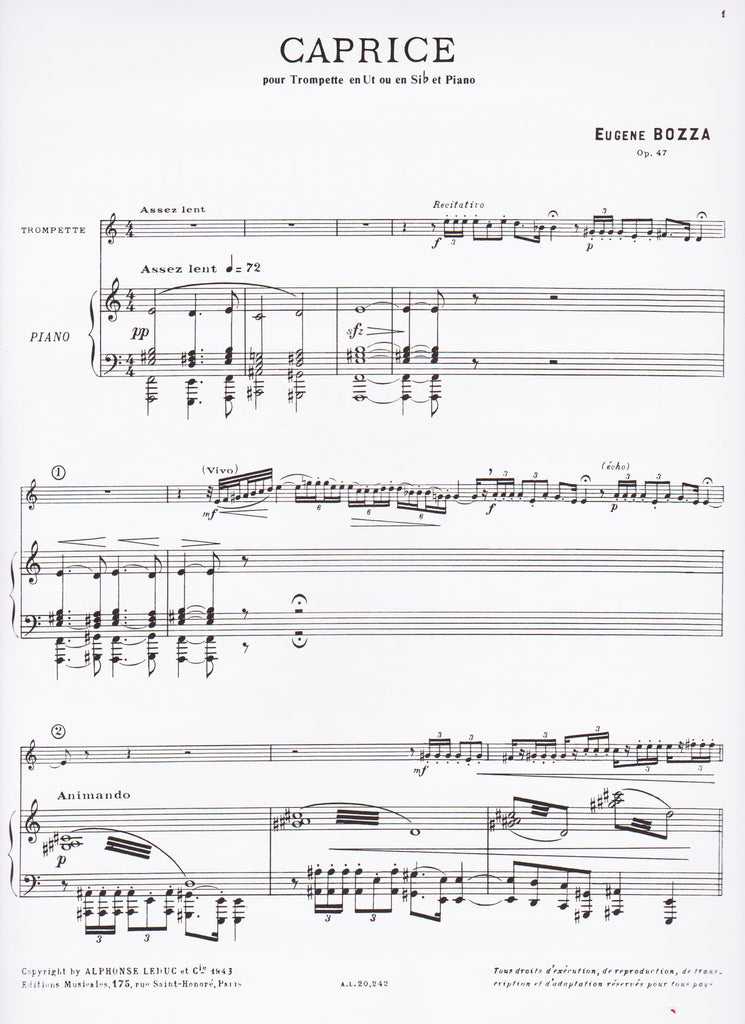 bozza caprice trumpet pdf