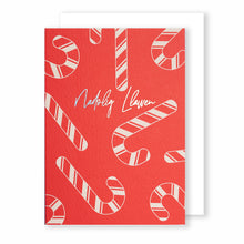 Load image into Gallery viewer, Nadolig Llawen | Snowflakes | Foiled Christmas Card Greeting Card Mock Up Designs 