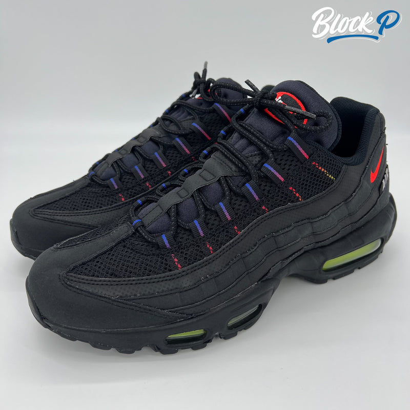 nike air max 95 black volt crimson