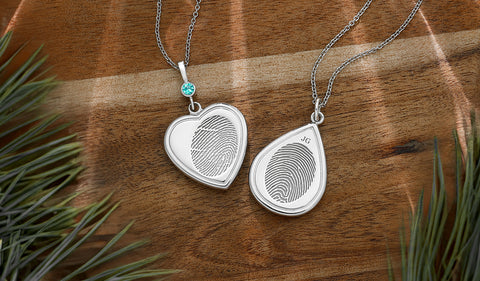 fingerprint necklaces