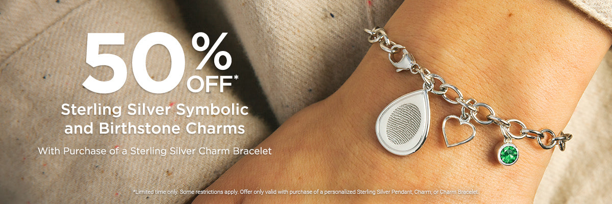 Fingerprint Charm Bracelet