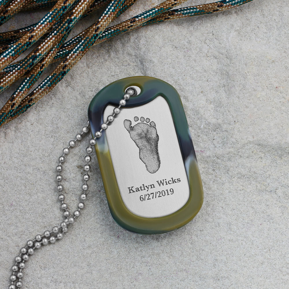 round dog tags military