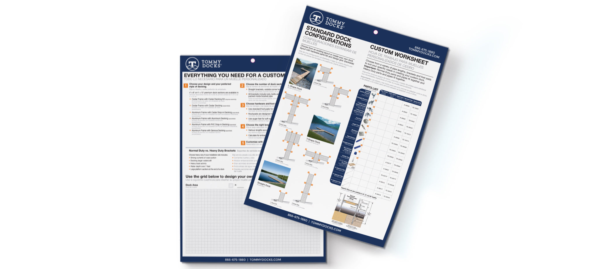 Tommy Docs Boat Dock Design Worksheet