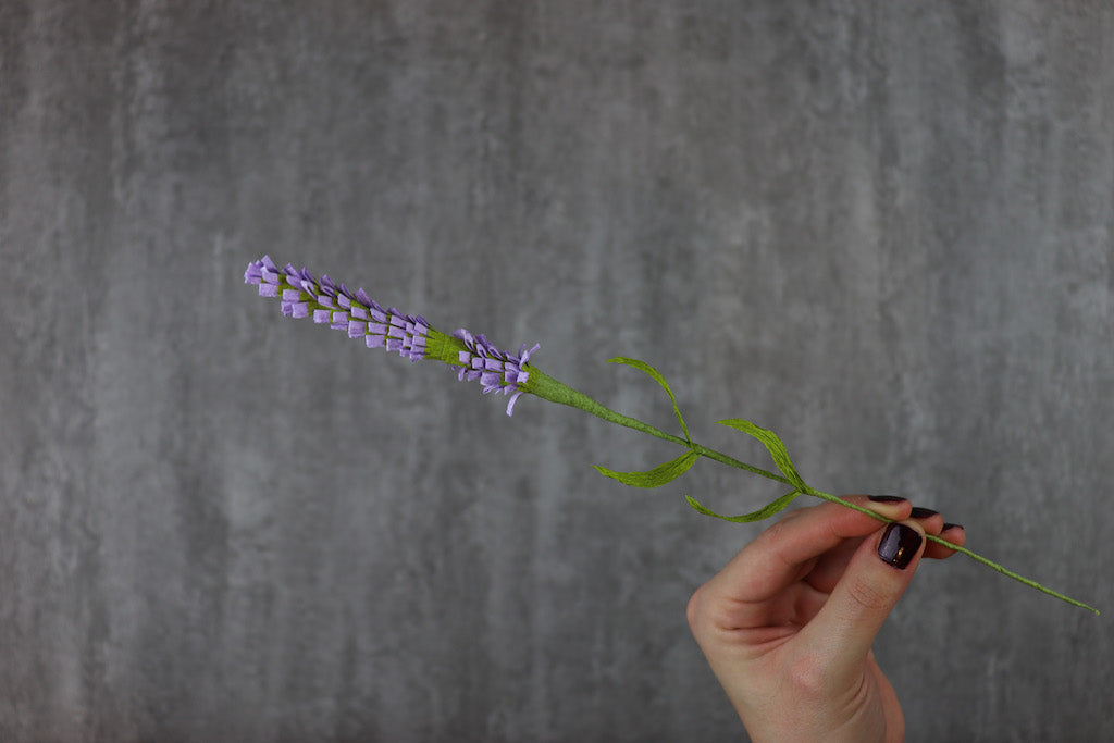 crepe paper lavender 17