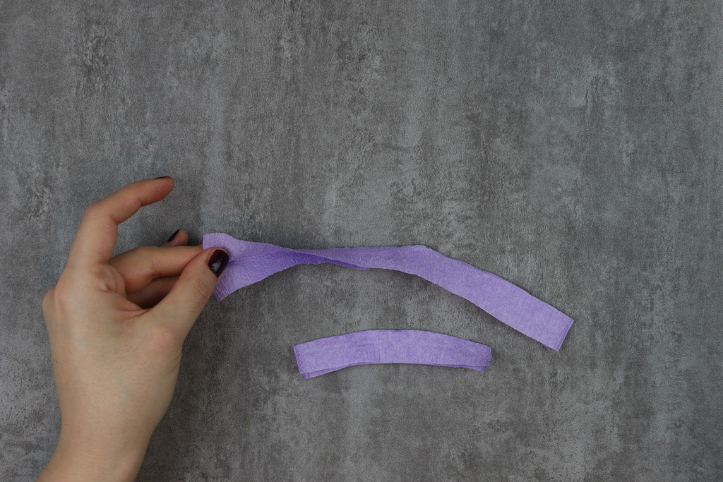 crepe paper lavender 5