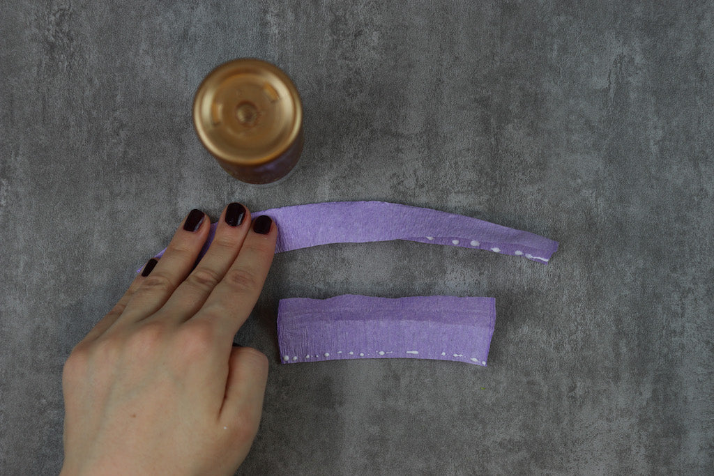 crepe paper lavender 6