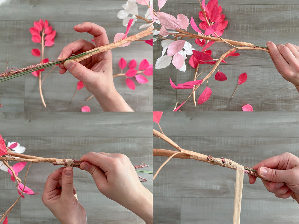 Valentine’s Day Leafy Ombre Branch Tutorial 16