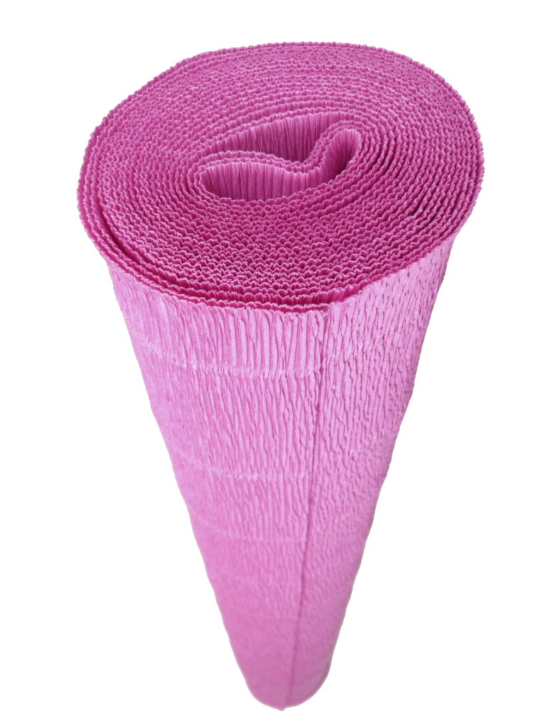 Crepe Paper roll 180g (20in Wide x 8ft Long) Gradient Pink (shade 600/4)