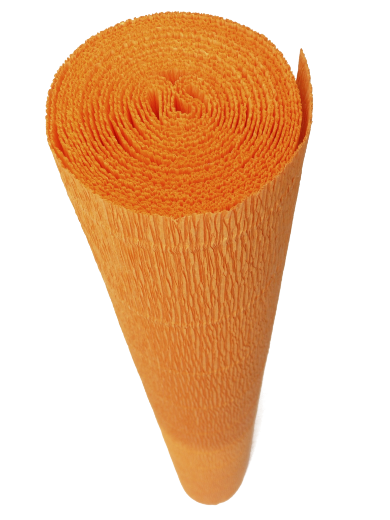 Italian Crepe Paper roll 180 gram - 571 SUNSET PEACH