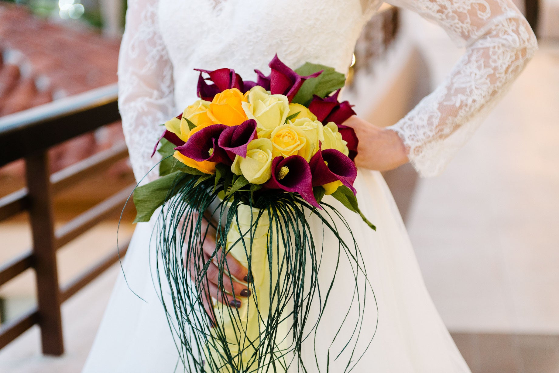 calla lily wedding bouquet