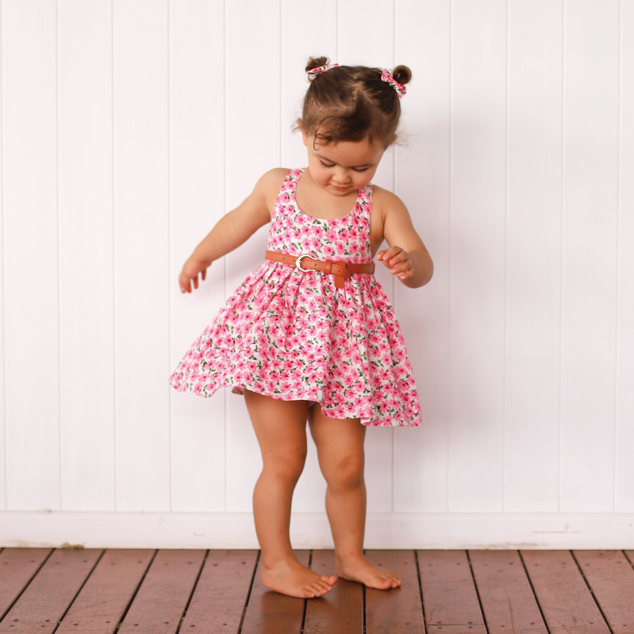Lacey Lane Gwen Bow Back Dress - Little Girls Dress Australia